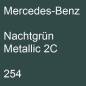 Preview: Mercedes-Benz, Nachtgrün Metallic 2C, 254.